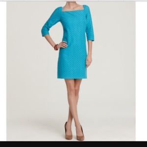 Trina Turk Aqua Diamond Lace Dress-Size 0
